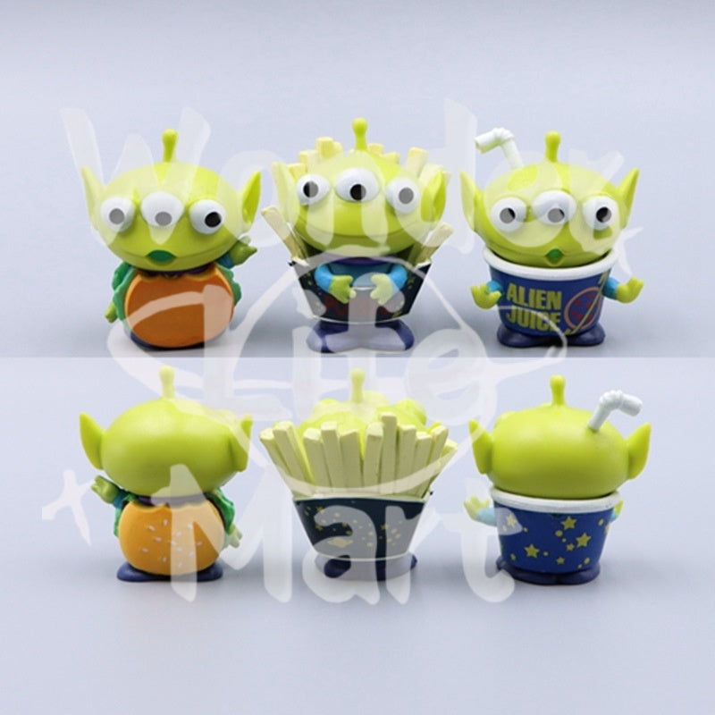 Three-eyed Boy Three-eyed Monster doll Hamburgers and fries Decorative ornaments Pen Toppers