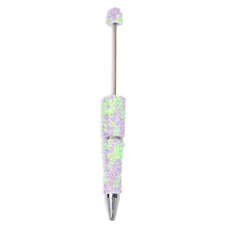 rhinestone Rotate the beads DIY creative gift pen Random Mix