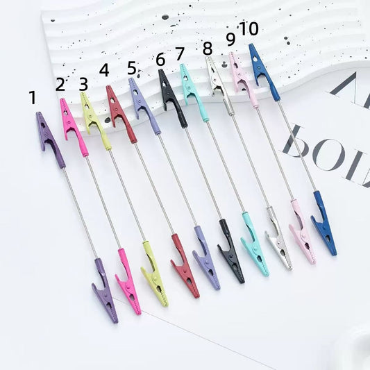 Metal clip Business card holder DIY Multi-functional Clasp Marker clip Label folder Random Mix