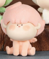 angel AMLLS series flocking fuzzy short plush cute doll ornaments diy jewelry pendant topper character figures