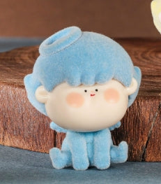 angel AMLLS series flocking fuzzy short plush cute doll ornaments diy jewelry pendant topper character figures