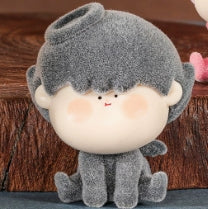 angel AMLLS series flocking fuzzy short plush cute doll ornaments diy jewelry pendant topper character figures