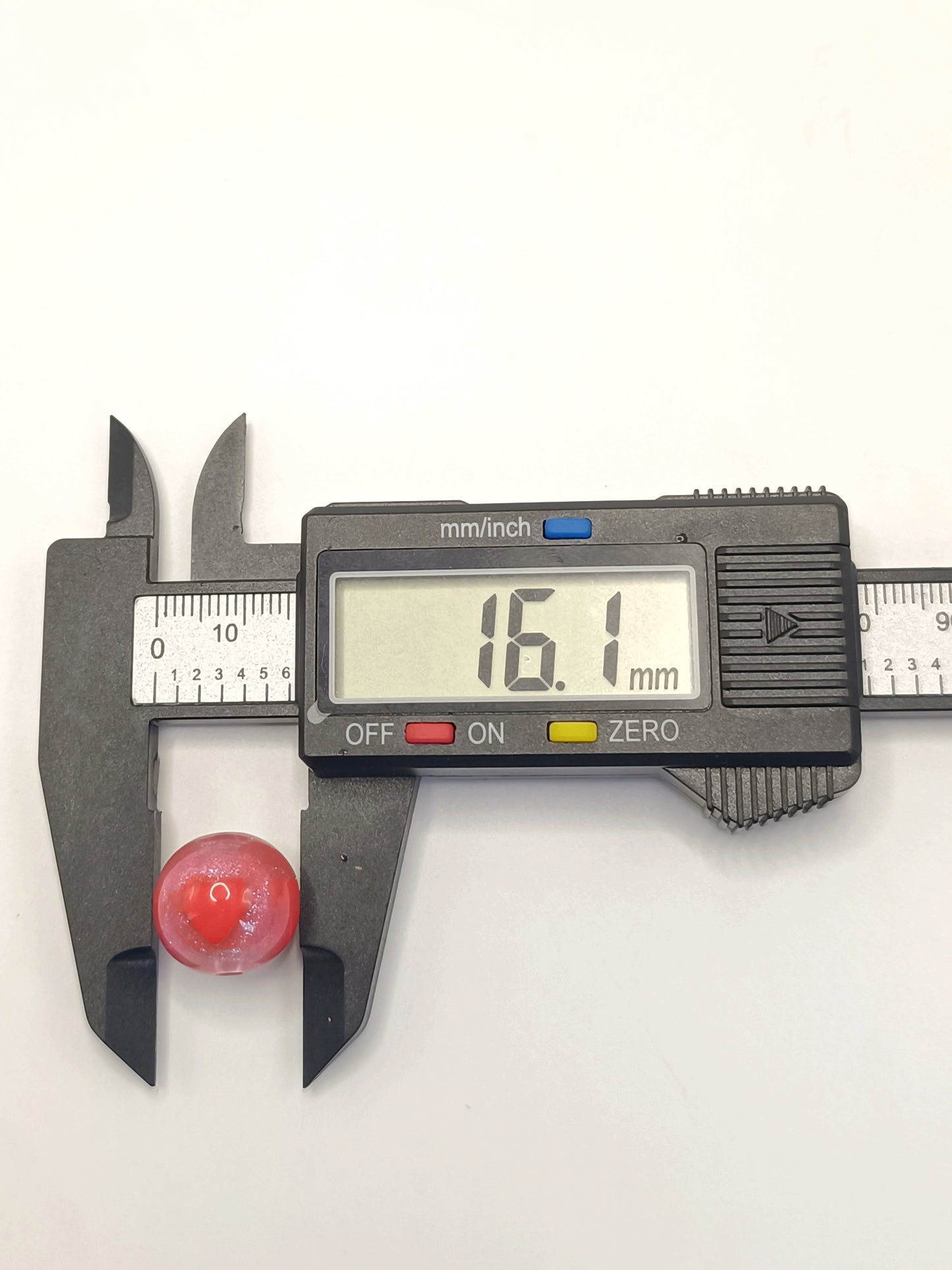 Clear Acrylic Beads with Glitter and Heart,Random Mix,16mm