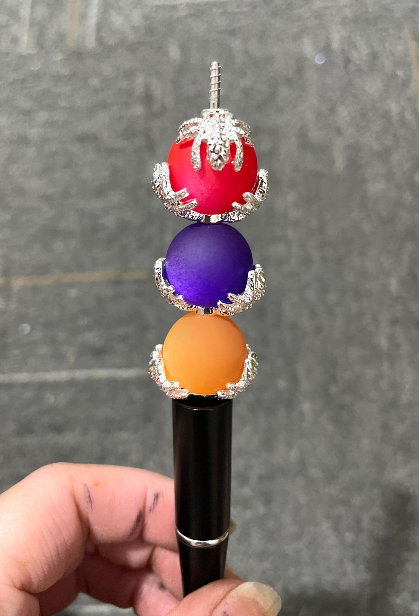 halloween bead metallic spacer spider spacer spider bead cap, random mix color