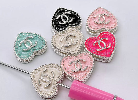 DIY beaded beadable design beads CC beads metallic CC fancy beads