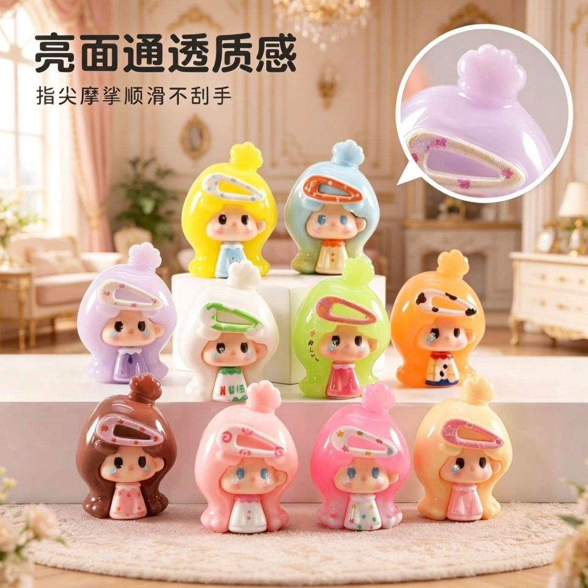 Not authentic ones -Cartoon nunu diy resin trendy figure character doll pen topper ,car desktop ornaments, keychains, mobile phone chains and accessories