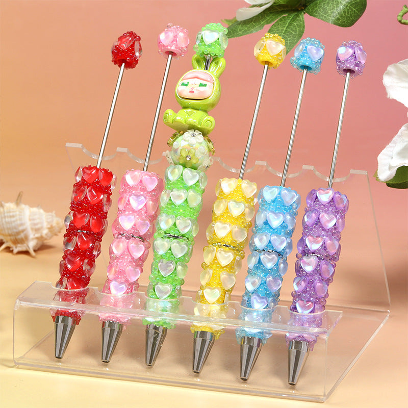 Pointed pen Bubble Translucent UV coating Acrylic bead pen Random Mix