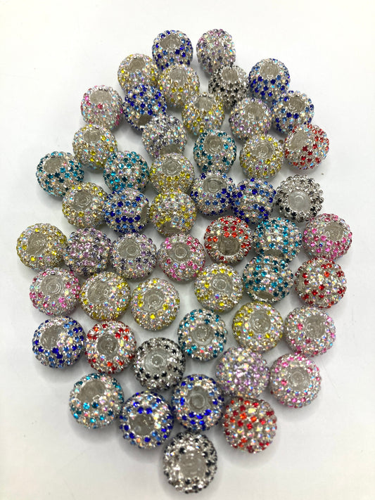 Acrylic beads Chain beads Colored rhinestone chain acrylic beads
