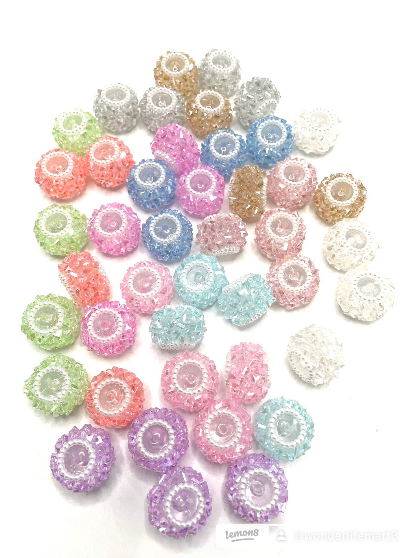 Fancy acrylic crystal beads