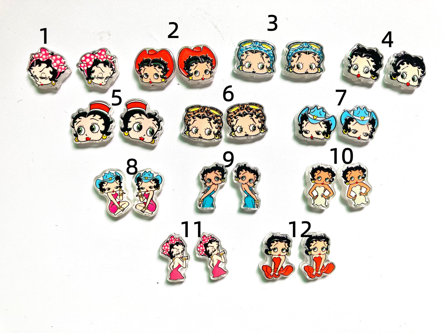 Betty Acrylic bead string Sexily attractive woman Random Mix