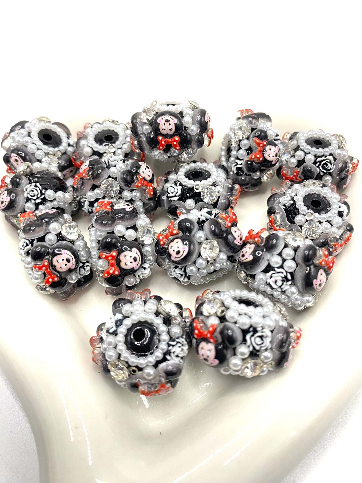 Cartoon bead sugar bead mouse character beads