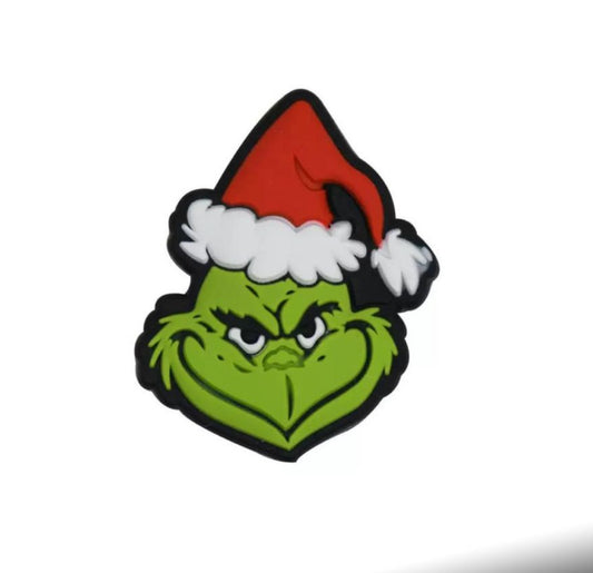 diy silicon focal bead figure grinch for Christmas beaded beadable focal