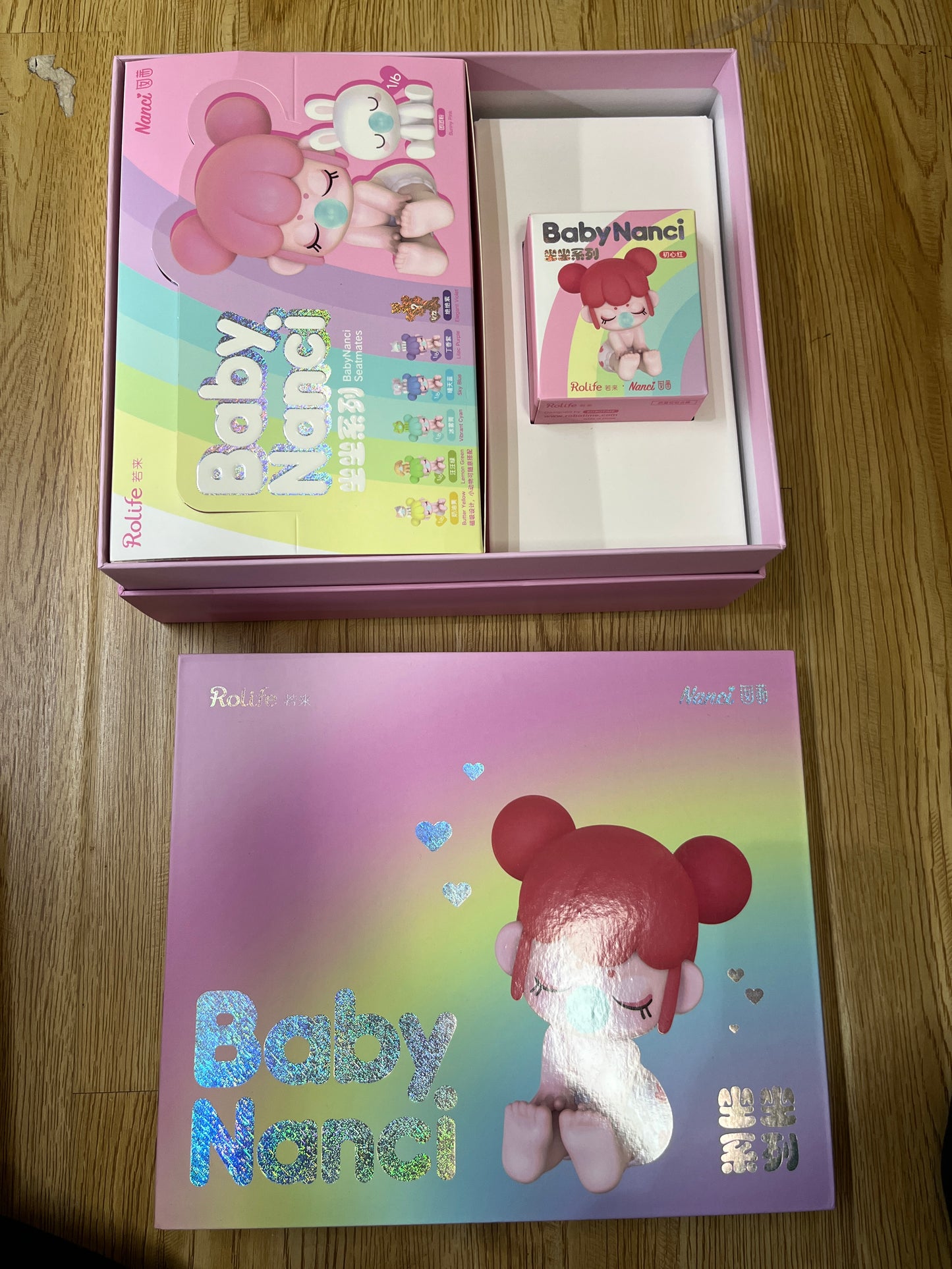 Rolife Genuine Baby Nanci sitting Blind box gift box Figurine, gift, ornament and girl baby Nancy Pen Toppers