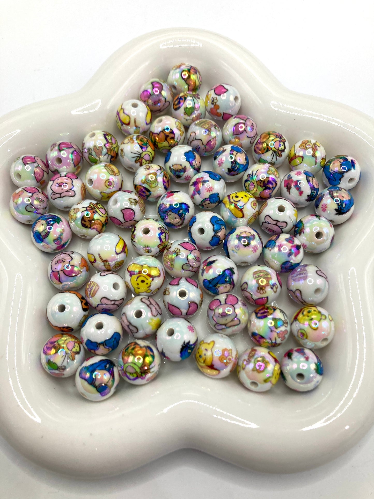 Acrylic beads Winnie the Pooh Tigger Disney Animation character beads16mm