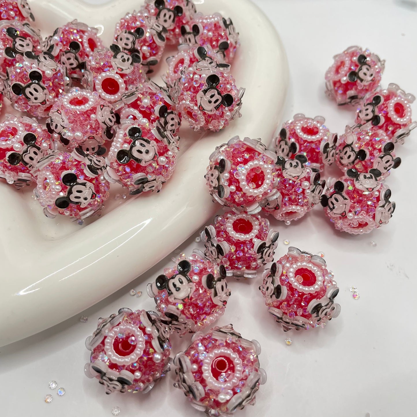 fancy character bead mks Cartoon bead mouse sugar beads character beads figure
