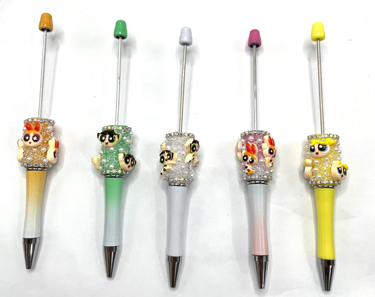 diy pens with ppg girls ppg pens ornaments with sugar and pearl colored