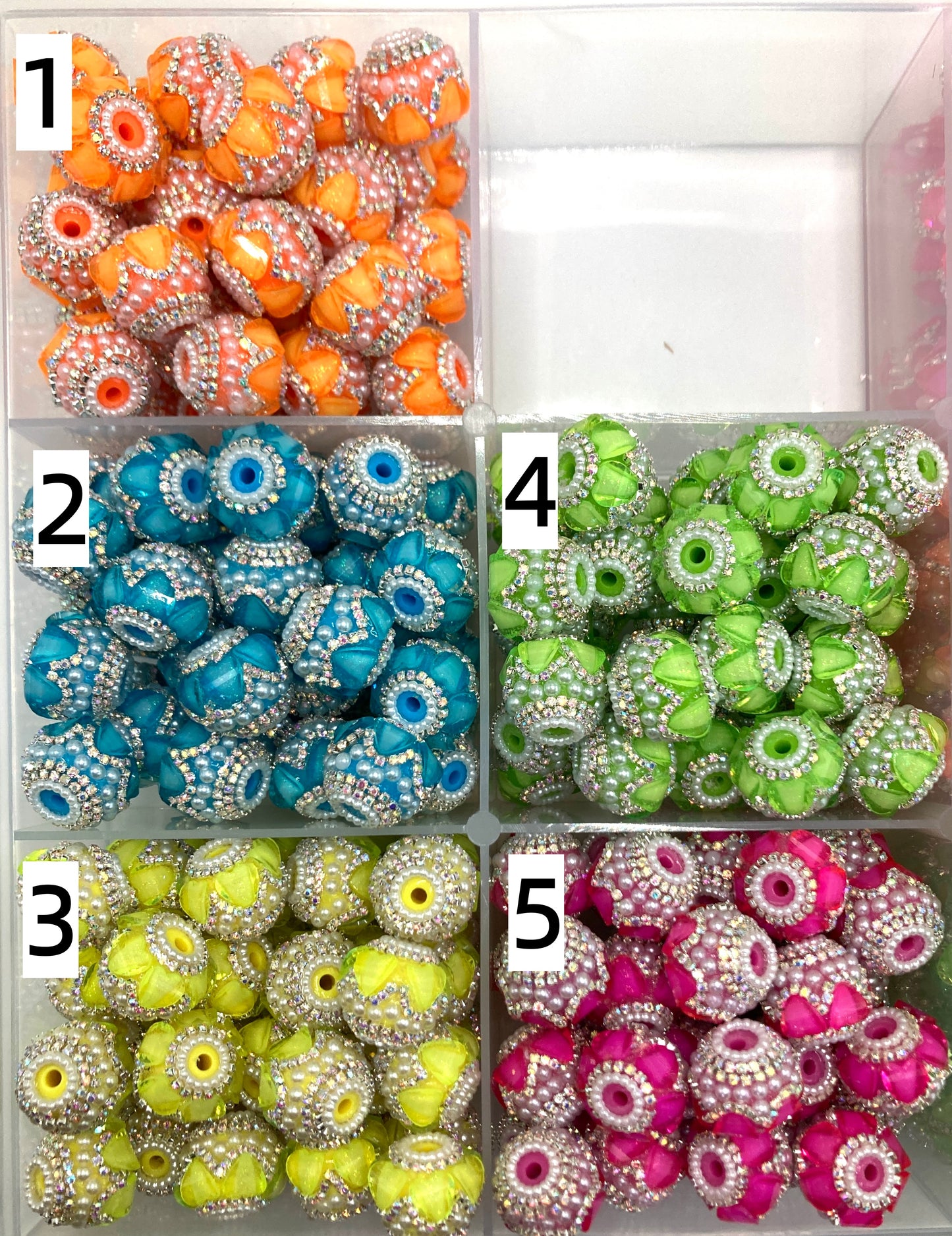 Fancy Beads Acrylic Heart Chain beads Dopamine coloration Neon color 21mm Lantern beads Random Mix