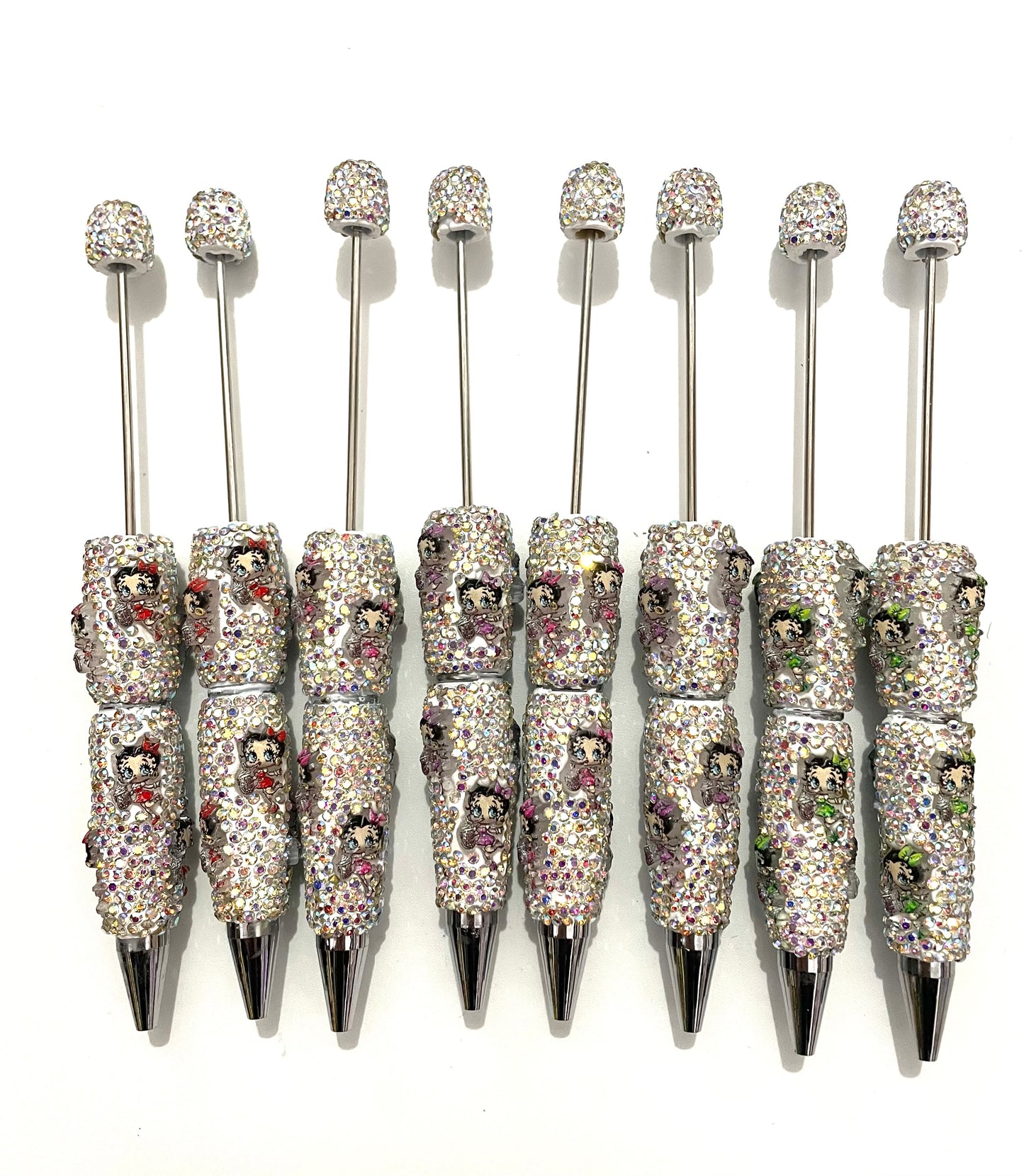 Diy with beaded beadable Betty boop pen rhinestone pen fancy pen