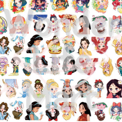 shake tiny acrylic Classic cartoon double through 4cm acrylic sheet DIY shaker cartoon Random Mix