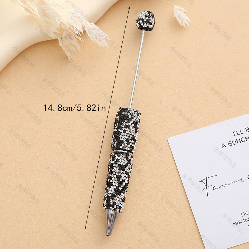 Diy rhinestone beaded beadable pen  ,Random MiX