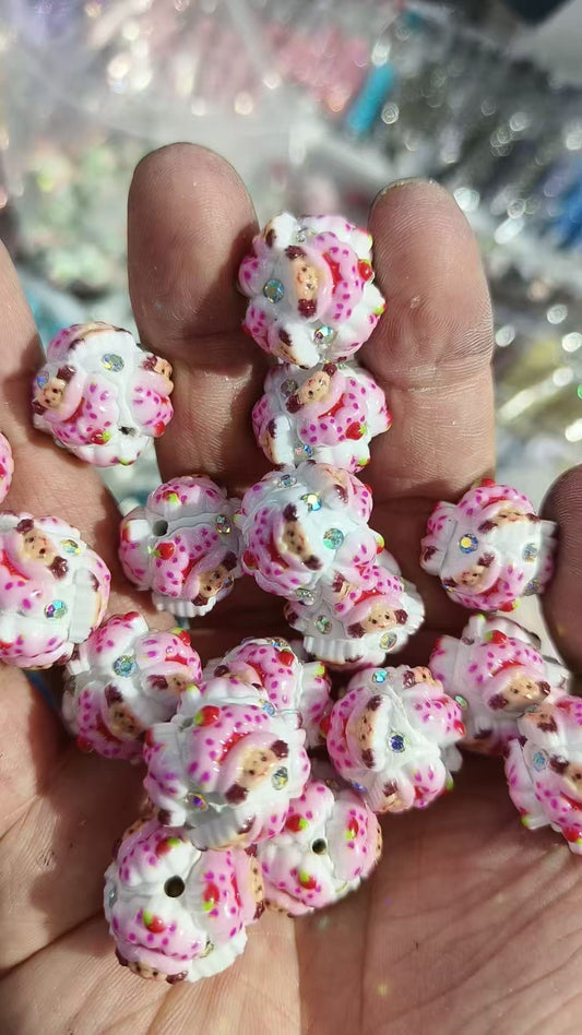 Christmas beads short cake girl grinch