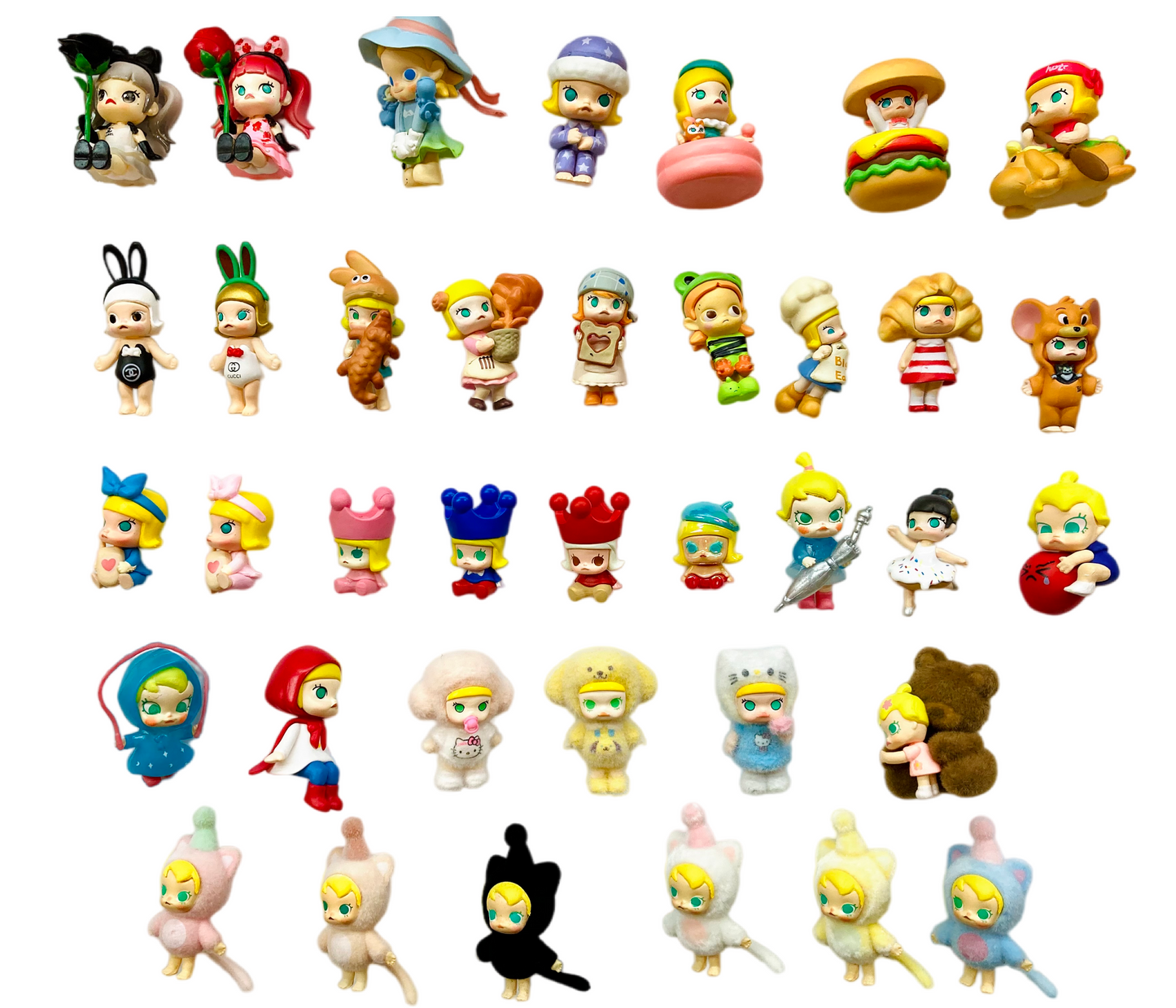 Pen Toppers PPMT Various cute figurines Various styles and designs molly Random Mix