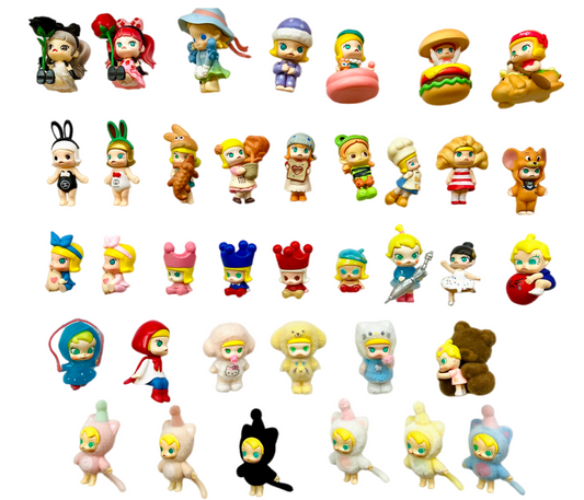Pen Toppers PPMT Various cute figurines Various styles and designs molly Random Mix