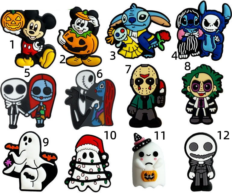 Silicone beads Halloween Series Stiddy Horrible character beads