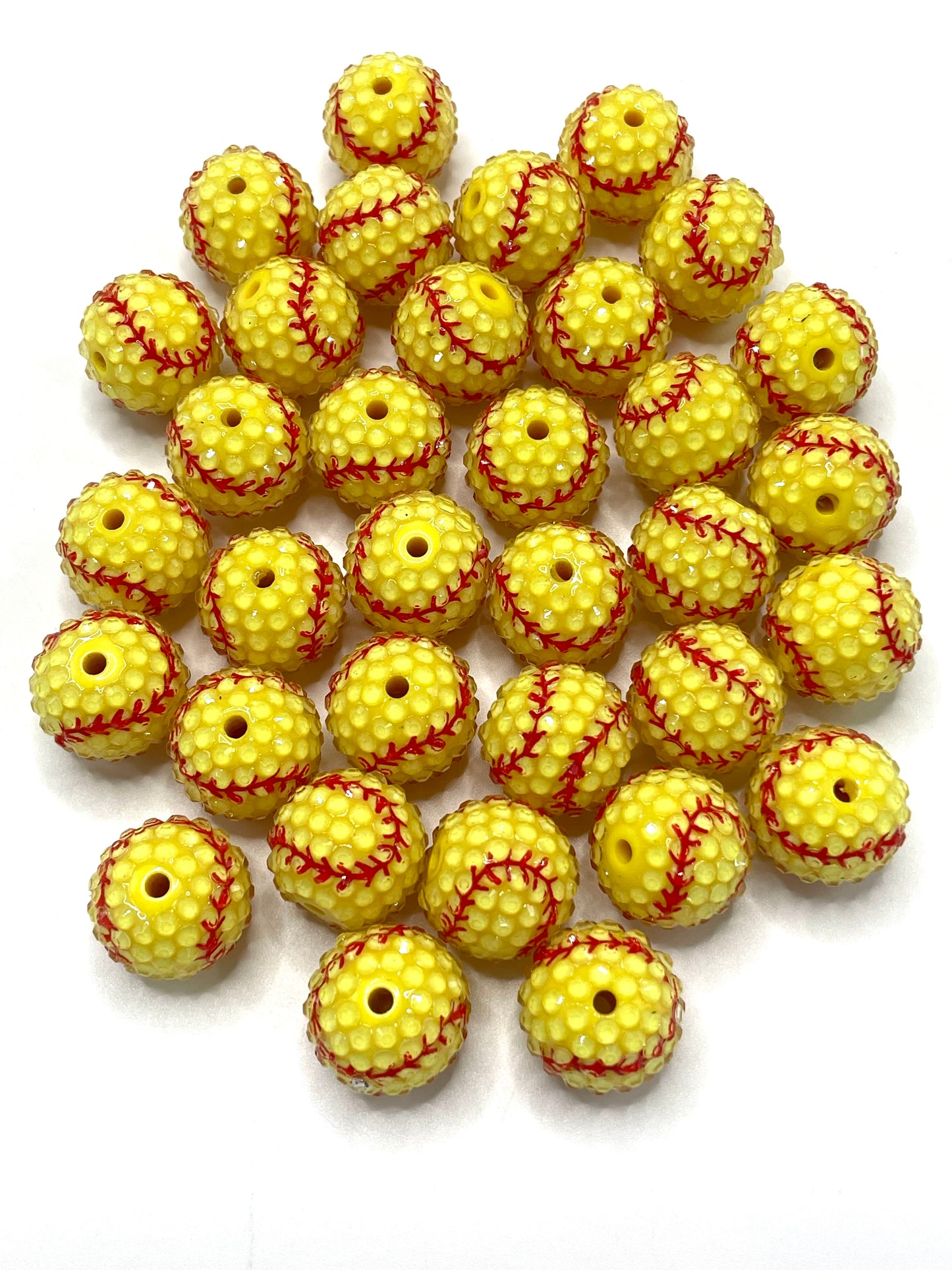 Acrylic bead rhinestone The ball Ball bead 20mm Random Mix