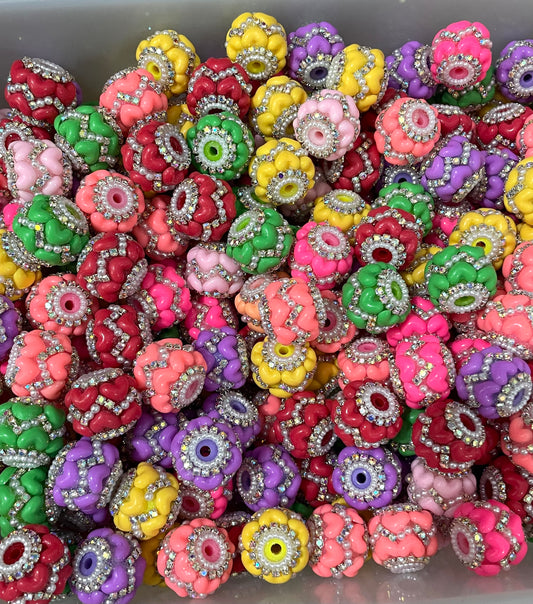 Fancy Beads Heart Chain Pearl Bubble Pearl gasket Random Mix