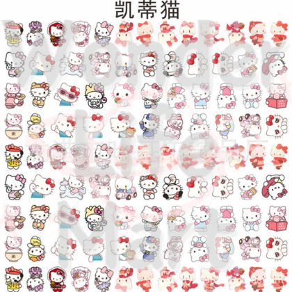 shake tiny acrylic Classic cartoon double through 2cm acrylic sheet DIY cartoon Random Mix