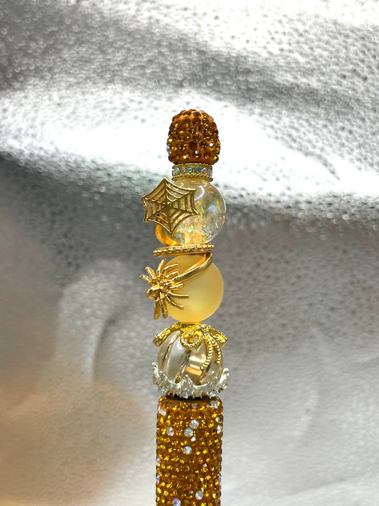 Spacers Metal alloy Spider webs and spiders Gold and silver Random Mix 16mm