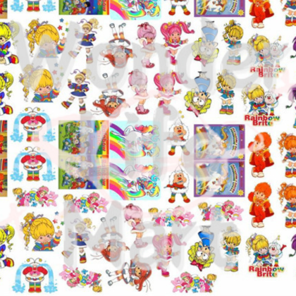 shake tiny acrylic Classic cartoon double through 4cm acrylic sheet DIY shaker cartoon Random Mix