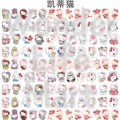 shake tiny acrylic Classic cartoon double through 4cm acrylic sheetDIY shaker cartoon Random Mix