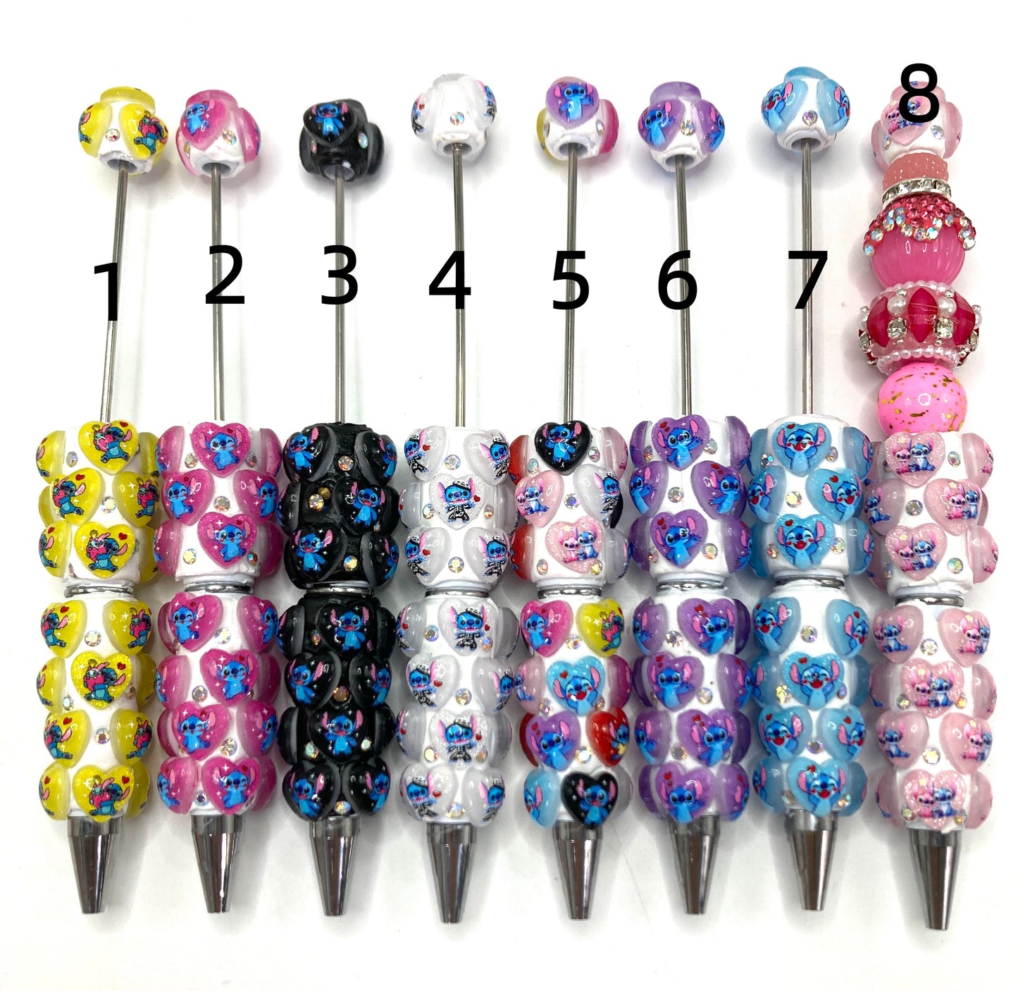 Stiddy Clay pen Heart Multicolored heart Stiddy Clay DIY Bead Pencil Random Mix