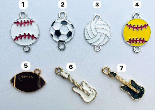 Metal alloy pendant DIY decorations Ball-shaped ornaments Random Mix