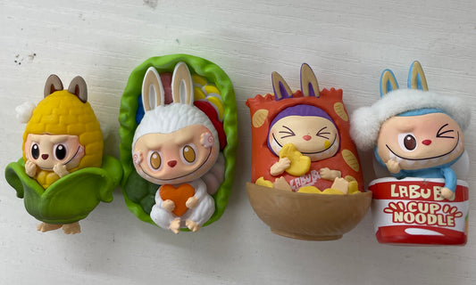 Pen topper diy pen diy craft labu Lafufu corn chips noodle figure character doll