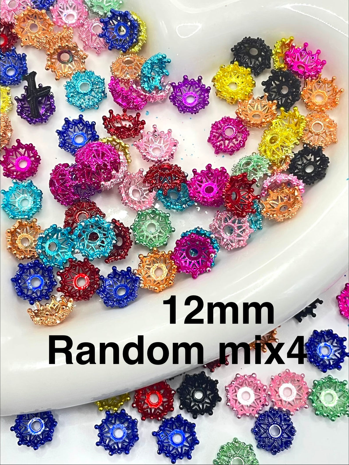 Bead cap metal bead cap spacer hallow bead cap skeleton snow flake bead cap 16mm