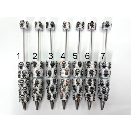 DIY Bead Pen Halloween Series Horror-themed pen Random Mix