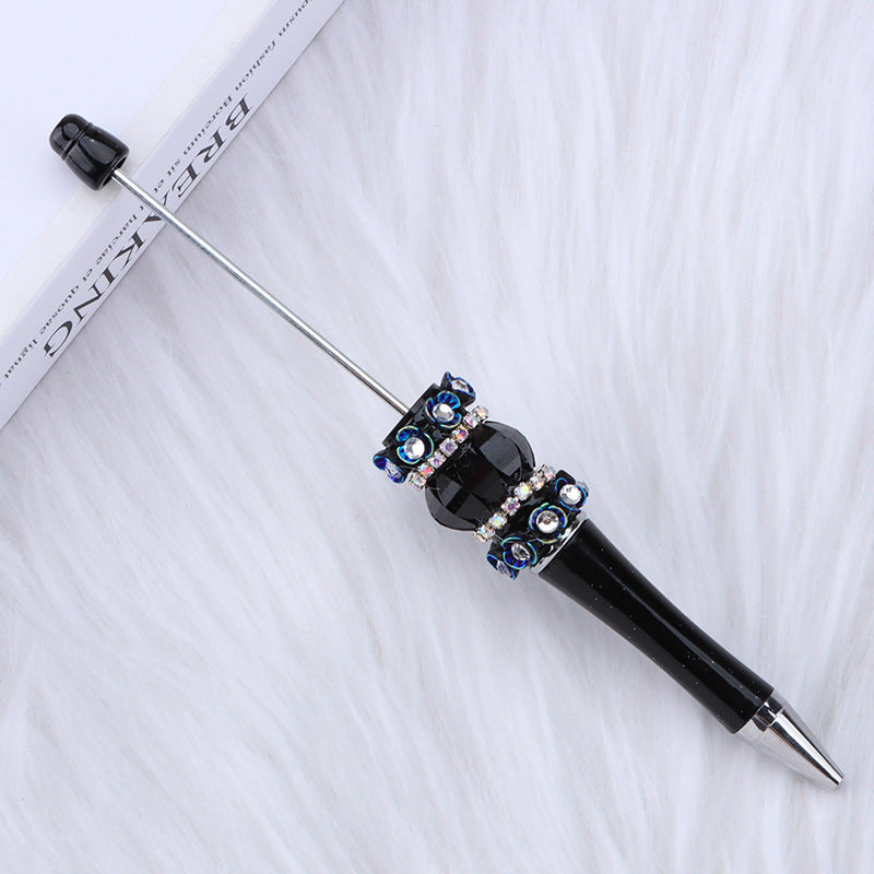 DIY petal beading pen Rose beaded ballpoint pen Multicolor pumpkin beaded ballpoint pen Random Mix