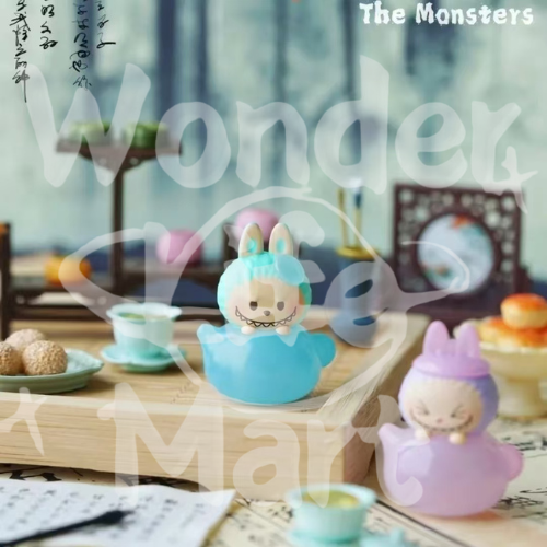 LABUBU Pen Topper Tea pet The adorable doll Furniture for display