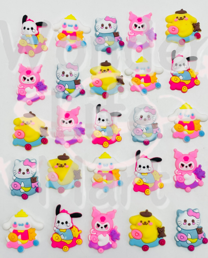 Sanri Fruit Series Cartoon diy accessory paste sheet Random Mix 26mm