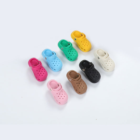 Crocs mini accessory stereo shoes DIY cute mini funny little shoe buckle single Random Mix