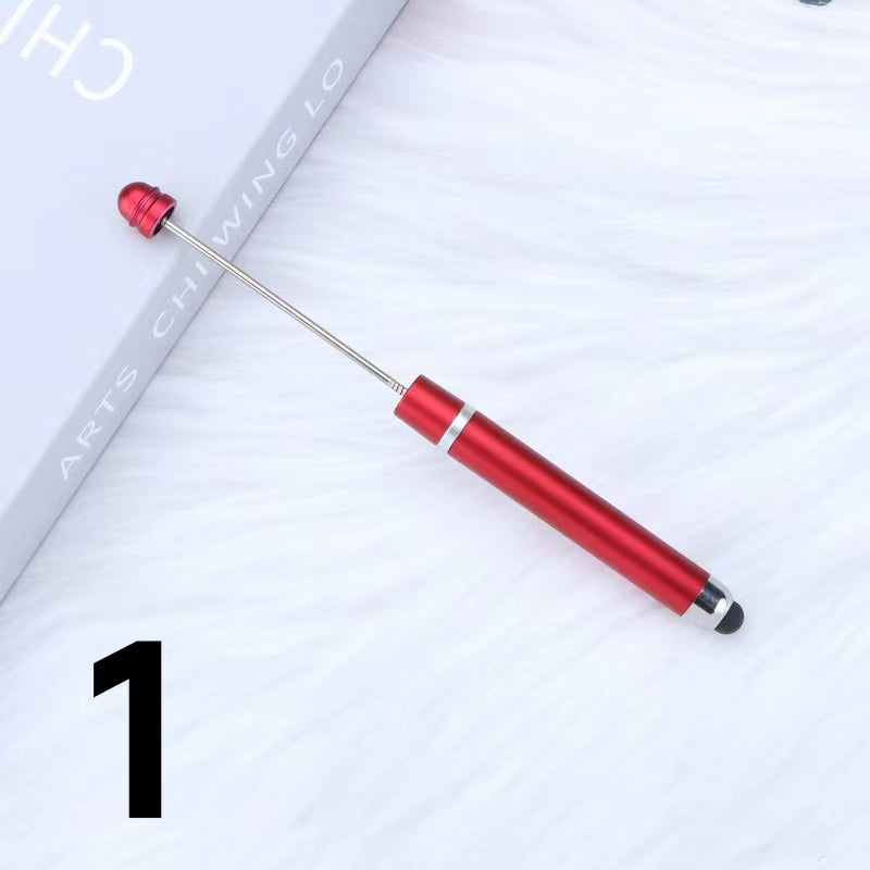 Plastic Stylus Beadable Pen (Touchable and Writable) Multi-color Option