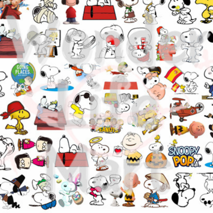 shake tiny acrylic Classic cartoon double through 4cm acrylic sheet DIY shaker cartoon Random Mix