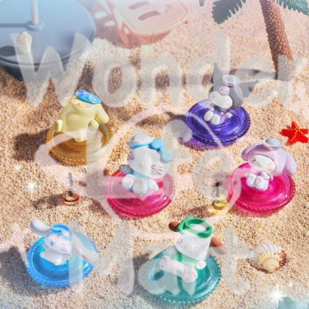 Sanri Series swim ring Cute cartoon character blind box blind bag Random Mix