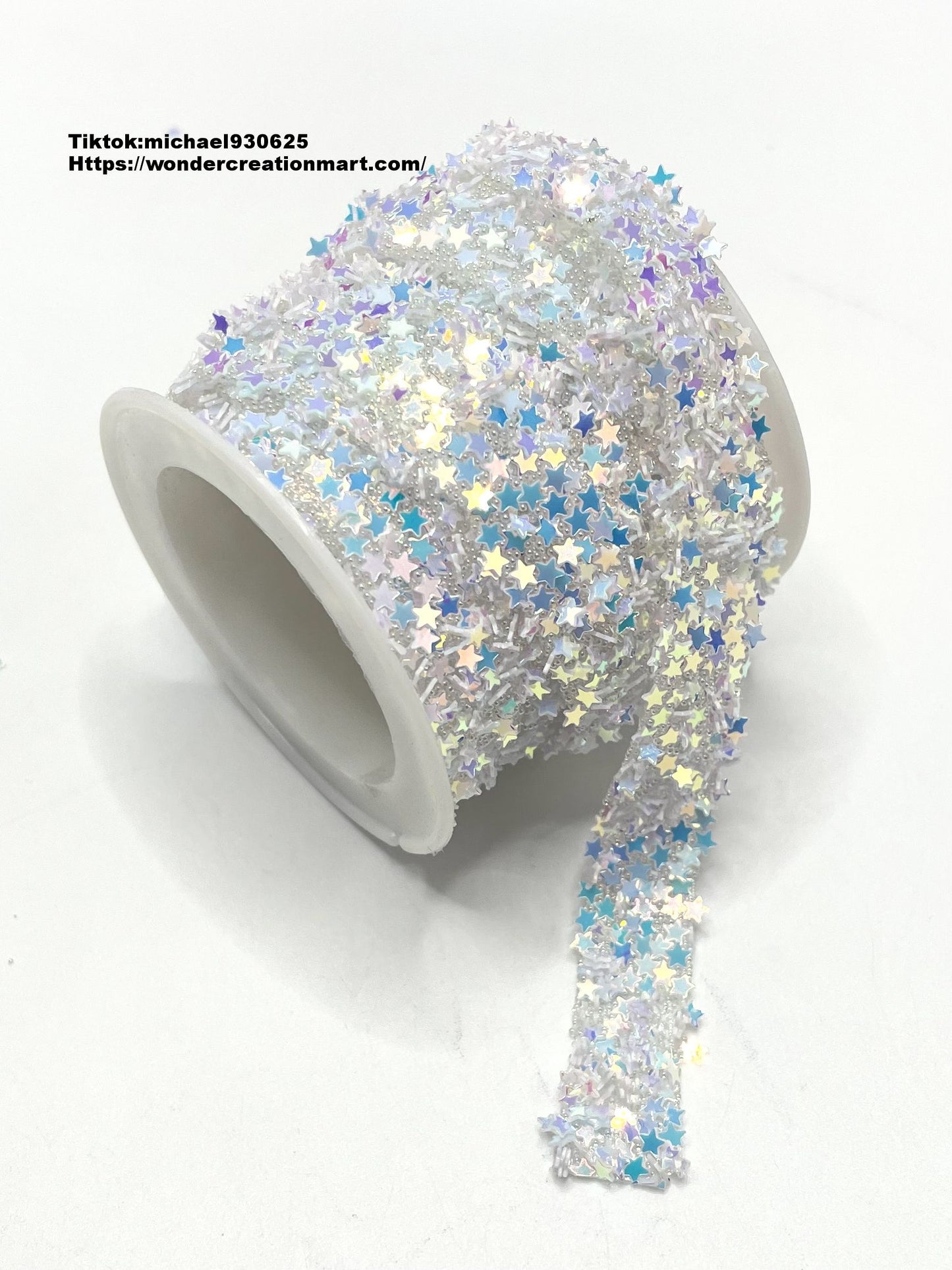 Multicolor Rhinestones with Bubble Bead and Color Star Tape & Wrapper,Optional Color