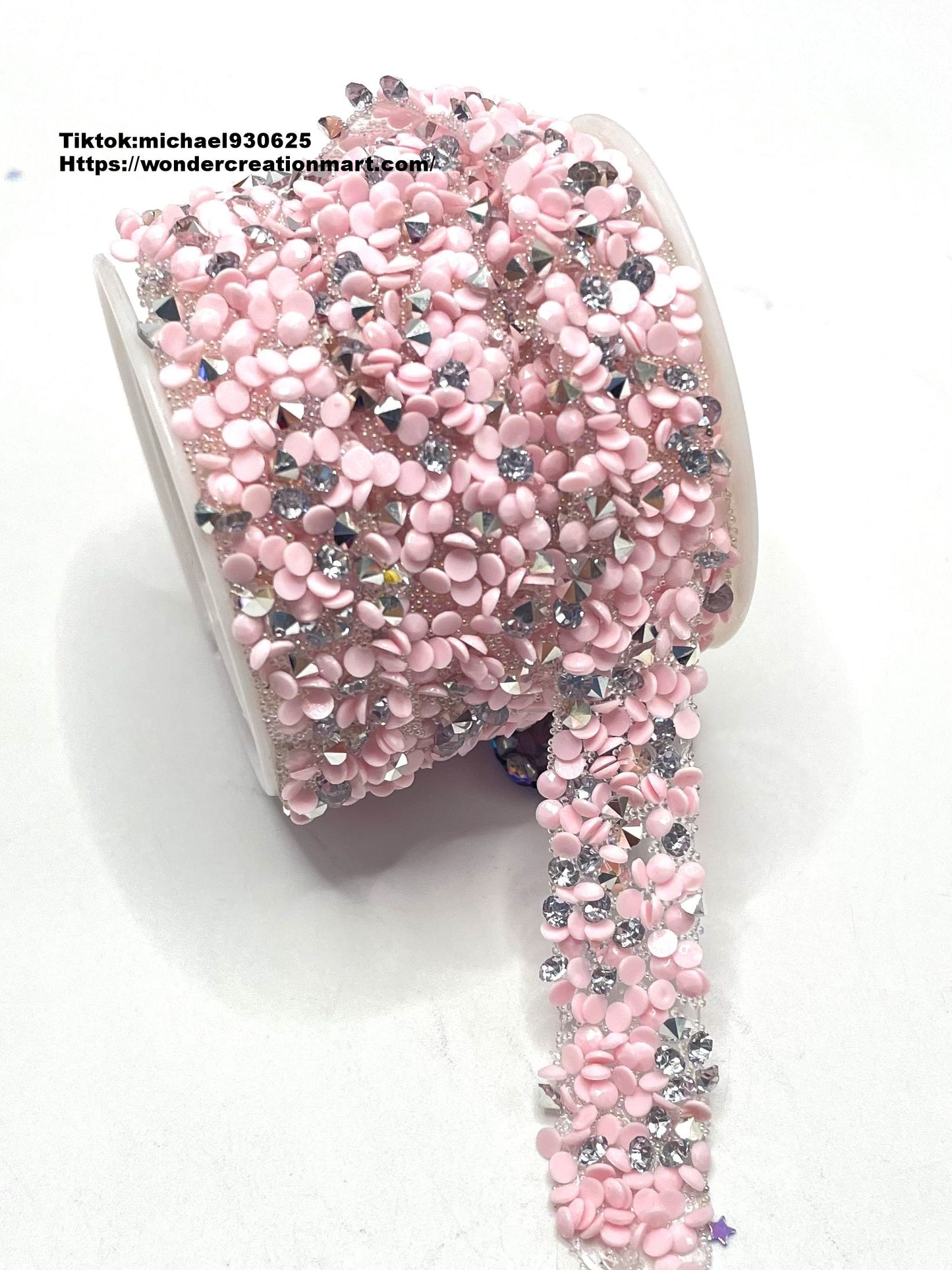 Multicolor Rhinestones with Bubble Bead and Color Star Tape & Wrapper,Optional Color