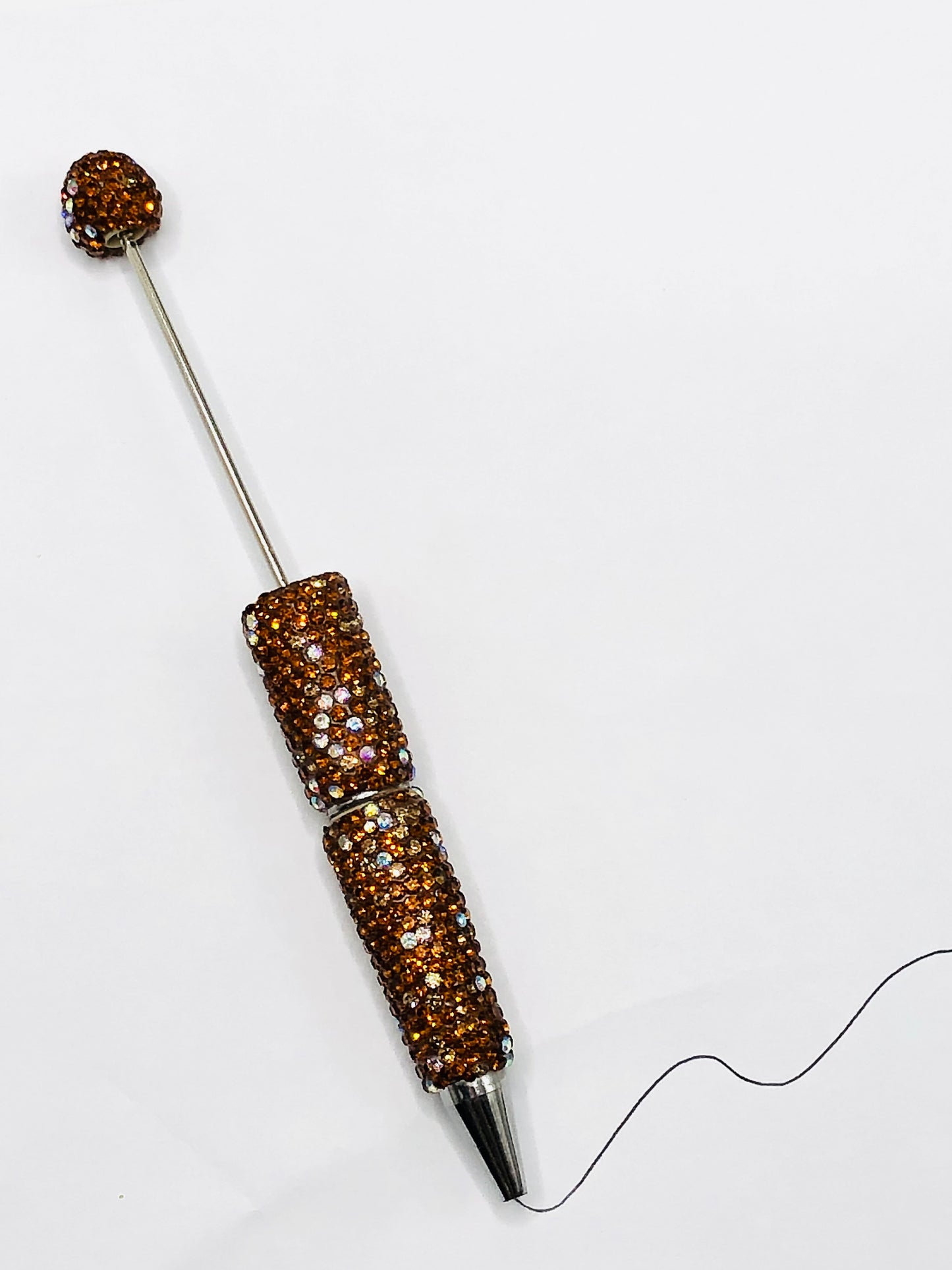 Diy rhinestone beaded beadable pen  ,Random MiX