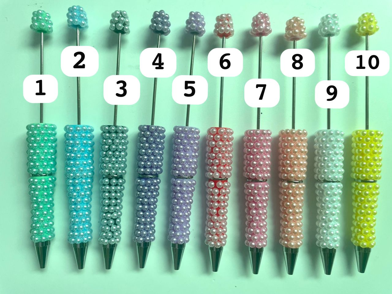 diy beaded beadable bubble fancy pen